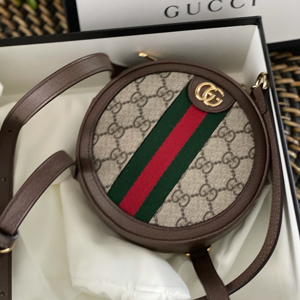 NIB Gucci supreme web backpack